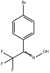 Ethanone, 1-(4-bromophenyl)-2,2,2-trifluoro-, oxime Structural