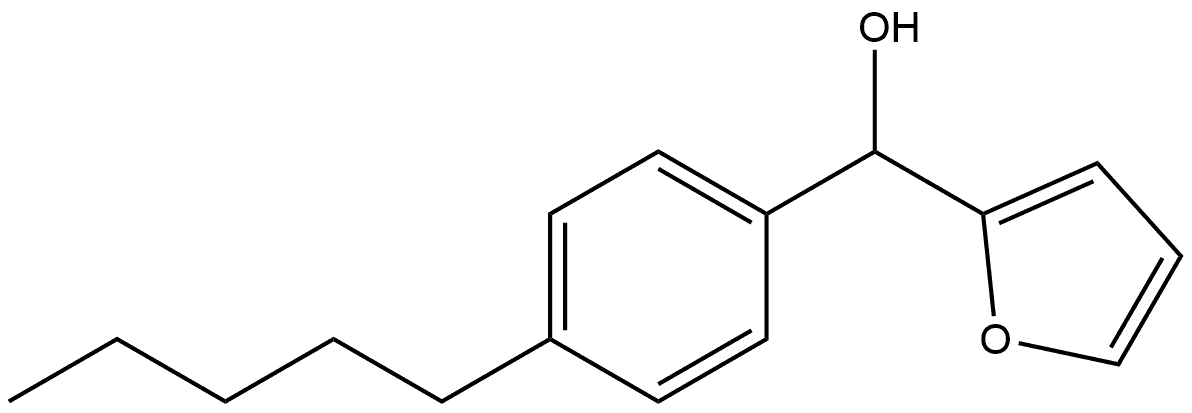 furan-2-yl(4-pentylphenyl)methanol Structural
