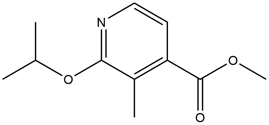 methyl 2-isopropoxy-3-methylisonicotinate Structural