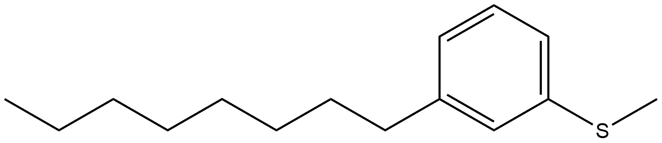 methyl(3-octylphenyl)sulfane Structural