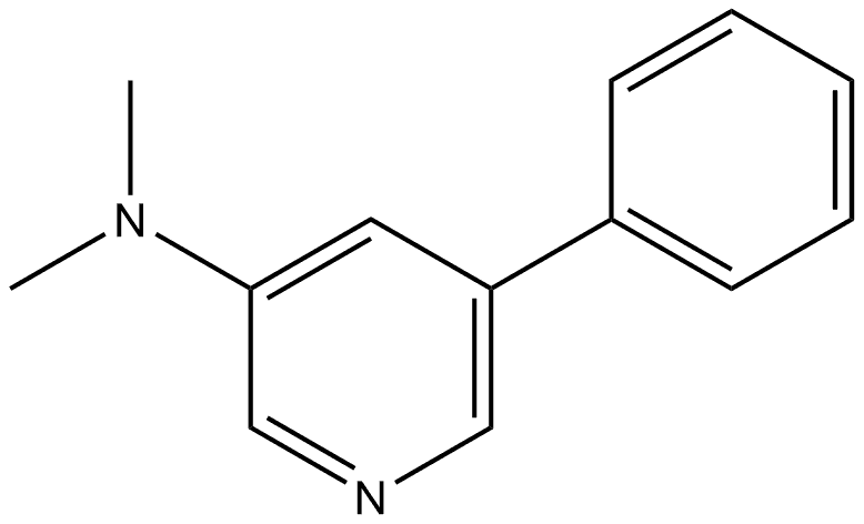 N,N-dimethyl-5-phenylpyridin-3-amine Structural
