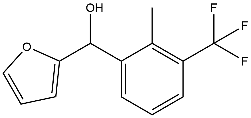 furan-2-yl(2-methyl-3-(trifluoromethyl)phenyl)methanol Structural