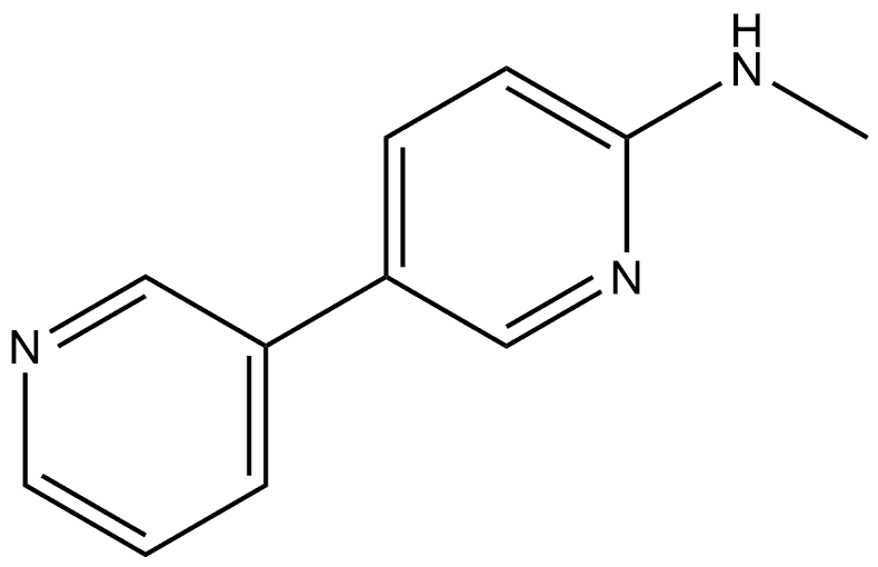 N-methyl-[3,3'-bipyridin]-6-amine Structural