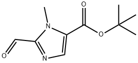 tert-butyl 2-formyl-1-methyl-1H-imidazole-5-carboxylate Structural