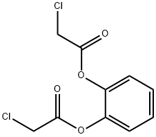Acetic acid, 2-chloro-, 1,1'-(1,2-phenylene) ester Structural
