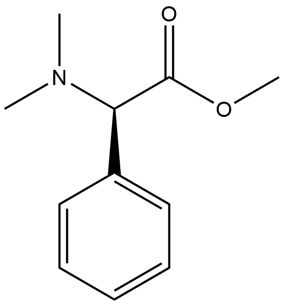 Glycine, N,N-dimethyl-2-phenyl-, methyl ester, (R)-(-)- (8CI) Structural