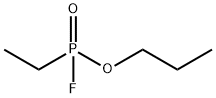 Phosphonofluoridic acid, P-ethyl-, propyl ester Structural