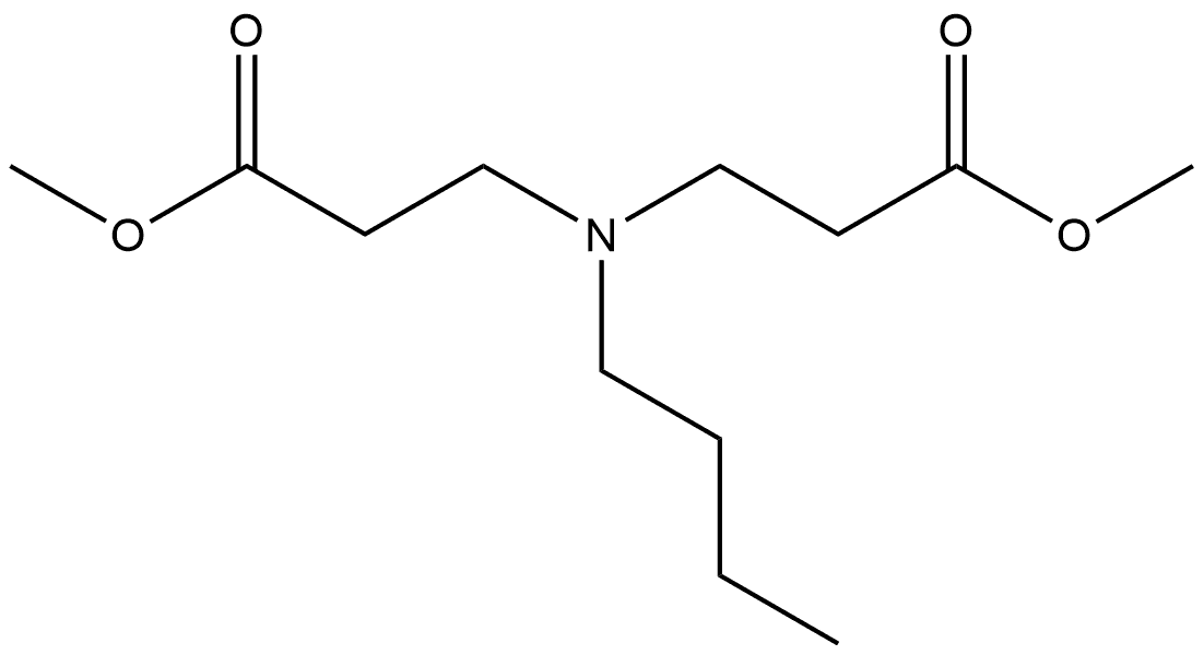 dimethyl 3,3''-(butylimino)dipropanoate (non-preferred name) Structural