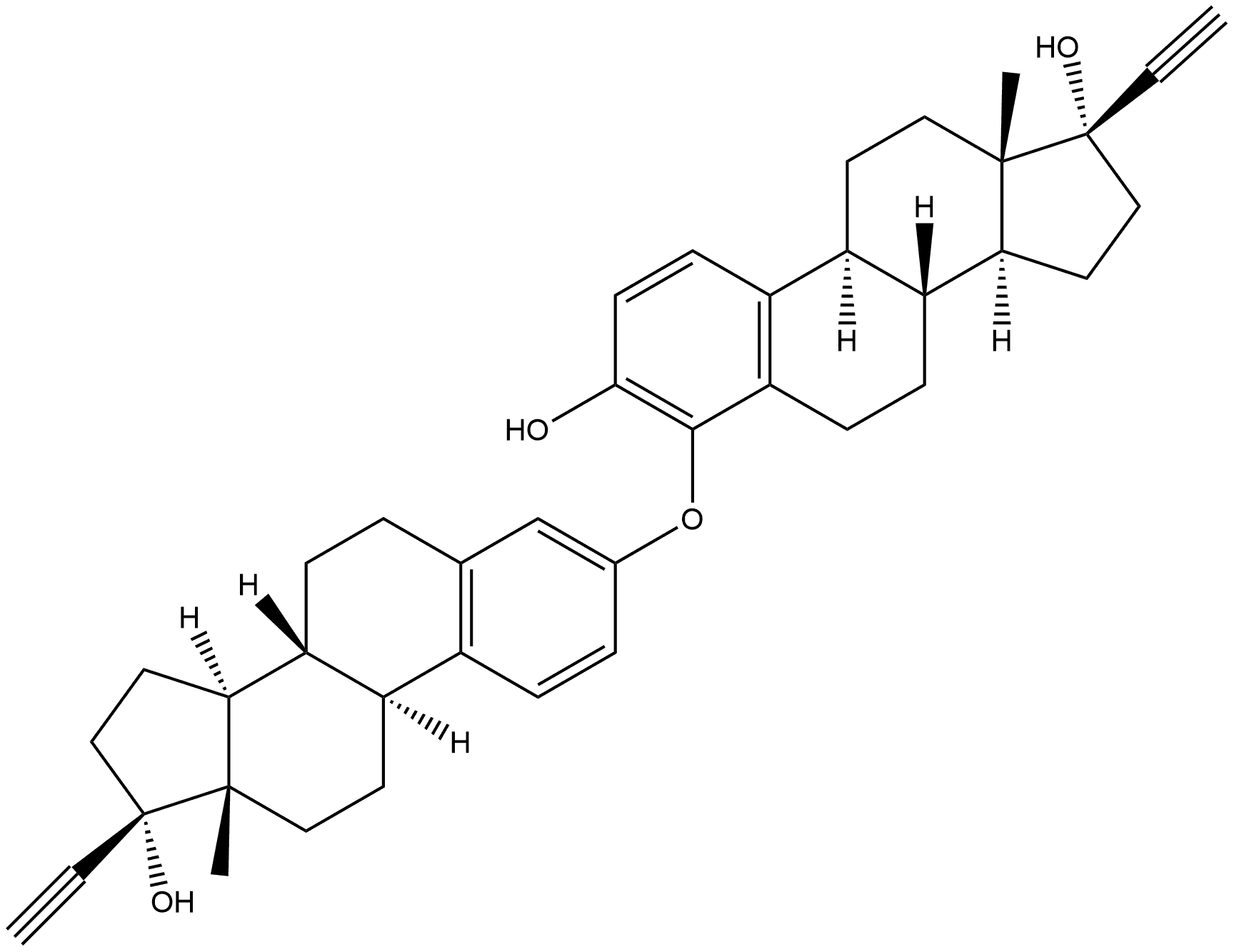 Ethinyl Estradiol Dimer Impurity 1 Structural