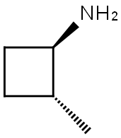 trans-2-Methyl-cyclobutylamine Structural