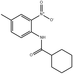 N-(4-Methyl-2-nitrophenyl)cyclohexanecarboxamide Structural