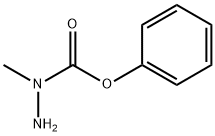 Hydrazinecarboxylic acid, 1-methyl-, phenyl ester Structural