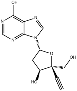 Inosine, 2'-deoxy-4'-C-ethynyl- Structural