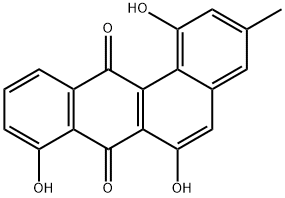 Benz[a]anthracene-7,12-dione, 1,6,8-trihydroxy-3-methyl- Structural