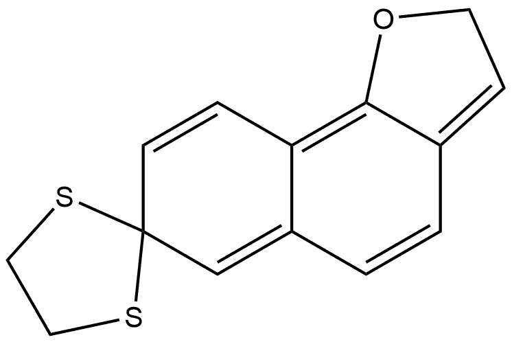 Spiro[1,3-dithiolane-2,7'(2'H)-naphtho[1,2-b]furan] (8CI,9CI) Structural