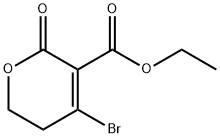 Ethyl 4-Bromo-5,6-dihydro-2-oxo-2H-pyran-3-carboxylate Structural