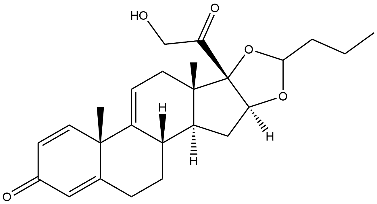 9,11-Anhydrobudesonide Structural