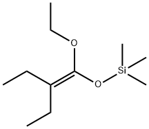 Silane, [(1-ethoxy-2-ethyl-1-buten-1-yl)oxy]trimethyl- Structural