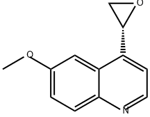 Quinoline, 6-methoxy-4-(2R)-2-oxiranyl- Structural