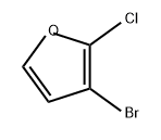 Furan, 3-bromo-2-chloro- Structural