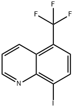 Quinoline, 8-iodo-5-(trifluoromethyl)- Structural
