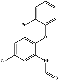 Formamide, N-[2-(2-bromophenoxy)-5-chlorophenyl]- Structural