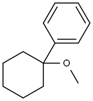 Benzene, (1-methoxycyclohexyl)- Structural
