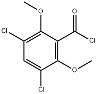 Benzoyl chloride, 3,5-dichloro-2,6-dimethoxy- Structural