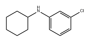 Benzenamine, 3-chloro-N-cyclohexyl- Structural