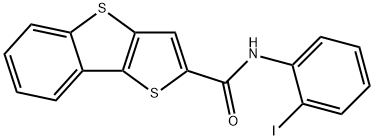 N-(2-iodophenyl)thieno[3,2-b][1]benzothiole-2-carboxamide Structural