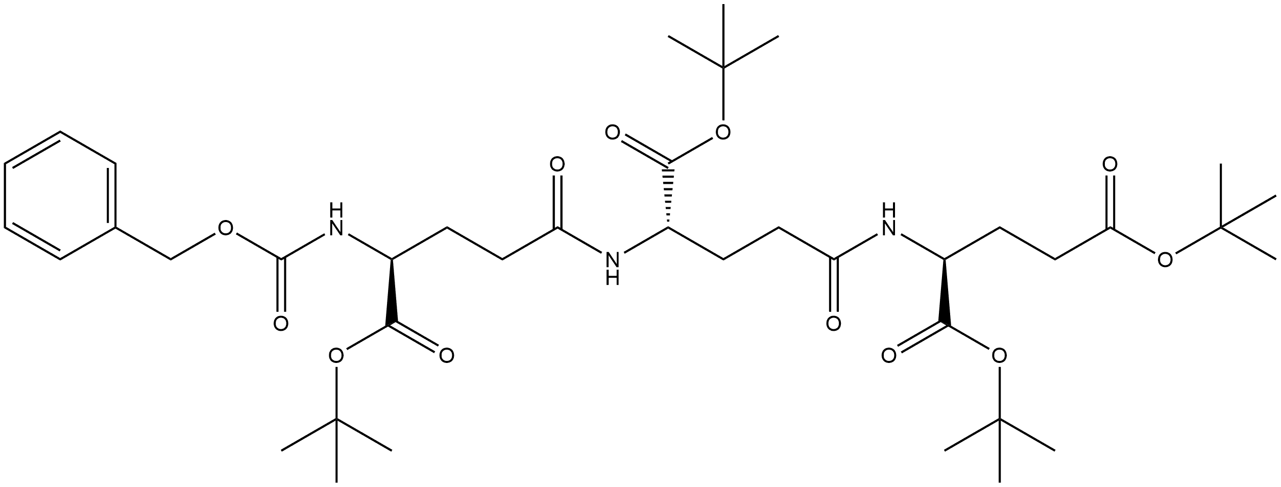 Z-Glu3-OtBu4 Structural
