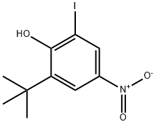 Phenol, 2-(1,1-dimethylethyl)-6-iodo-4-nitro- Structural
