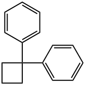 Benzene, 1,1'-cyclobutylidenebis- Structural