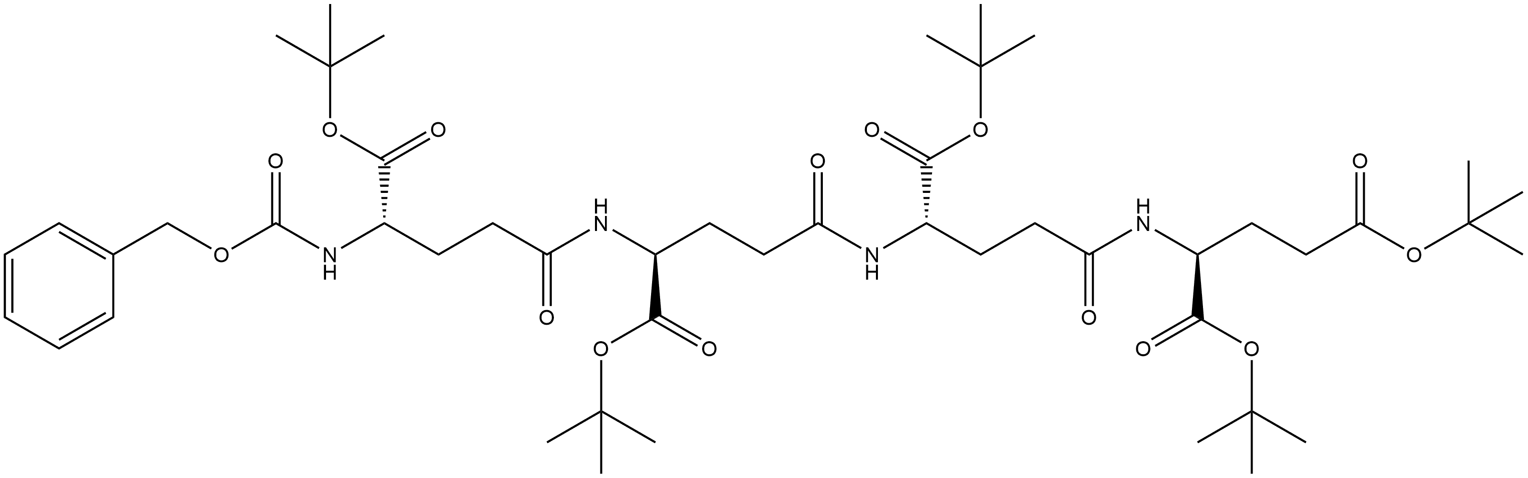 Z-Glu4-OtBu5 Structural
