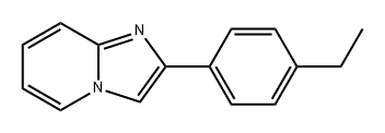 Imidazo[1,2-a]pyridine, 2-(4-ethylphenyl)- Structural