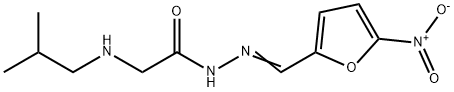 Glycine, N-(2-methylpropyl)-, [(5-nitro-2-furanyl)methylene]hydrazide Structural