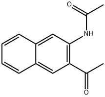 Acetamide, N-(3-acetyl-2-naphthalenyl)- Structural