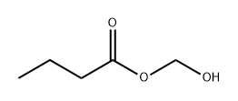 Butanoic acid, hydroxymethyl ester Structural