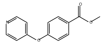 Benzoic acid, 4-(4-pyridinyloxy)-, methyl ester Structural