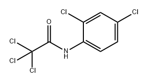 Acetamide, 2,2,2-trichloro-N-(2,4-dichlorophenyl)- Structural