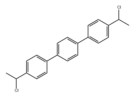 p-Terphenyl, 4,4''-bis(1-chloroethyl)- (7CI,8CI) Structural