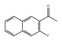 Ethanone, 1-(3-fluoro-2-naphthalenyl)- Structural