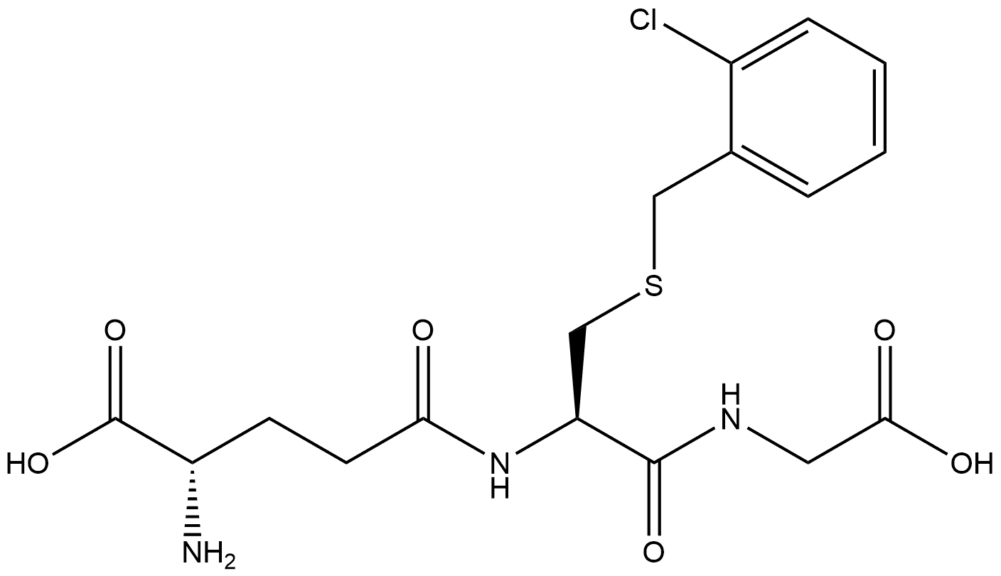 Glycine, N-[S-[(2-chlorophenyl)methyl]-N-L-γ-glutamyl-L-cysteinyl]- (9CI) Structural