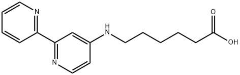 Hexanoic acid, 6-([2,2'-bipyridin]-4-ylamino)- Structural