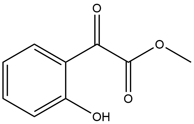 Benzeneacetic acid, 2-hydroxy-α-oxo-, methyl ester Structural
