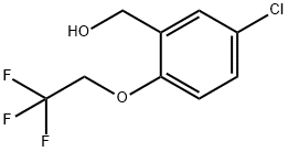Benzenemethanol, 5-chloro-2-(2,2,2-trifluoroethoxy)- Structural