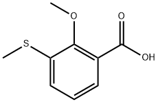 Benzoic acid, 2-methoxy-3-(methylthio)- Structural