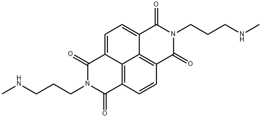 N,N'-bis(3-methylaminopropyl)naphthalene-1,4,5,8-tetracarboxylic acid diimide Structural