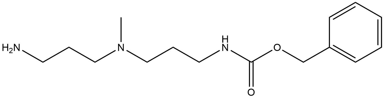Carbamic acid, [3-[(3-aminopropyl)methylamino]propyl]-, phenylmethyl ester Structural