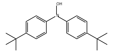 Benzenamine, 4-(1,1-dimethylethyl)-N-[4-(1,1-dimethylethyl)phenyl]-N-hydroxy- Structural
